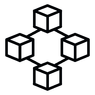 Wired outline 2458 blockchain hover pinch